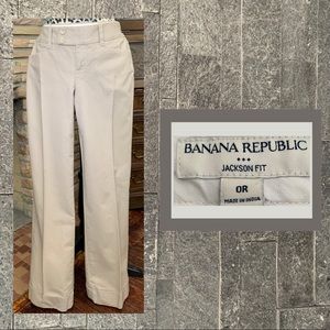 Vintage Wide Leg Banana Republic Jackson Fit Trousers